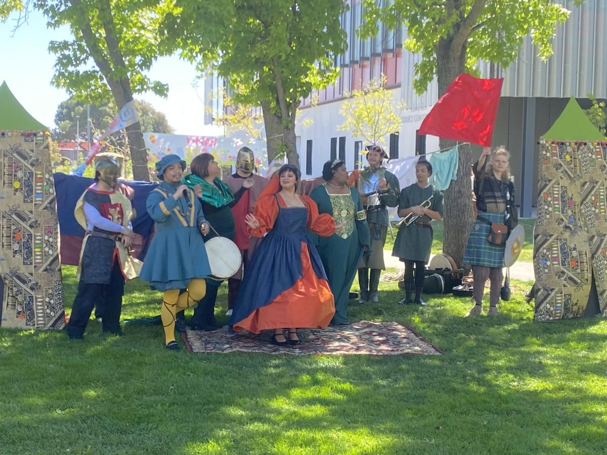 The renaissance fair queen and empire