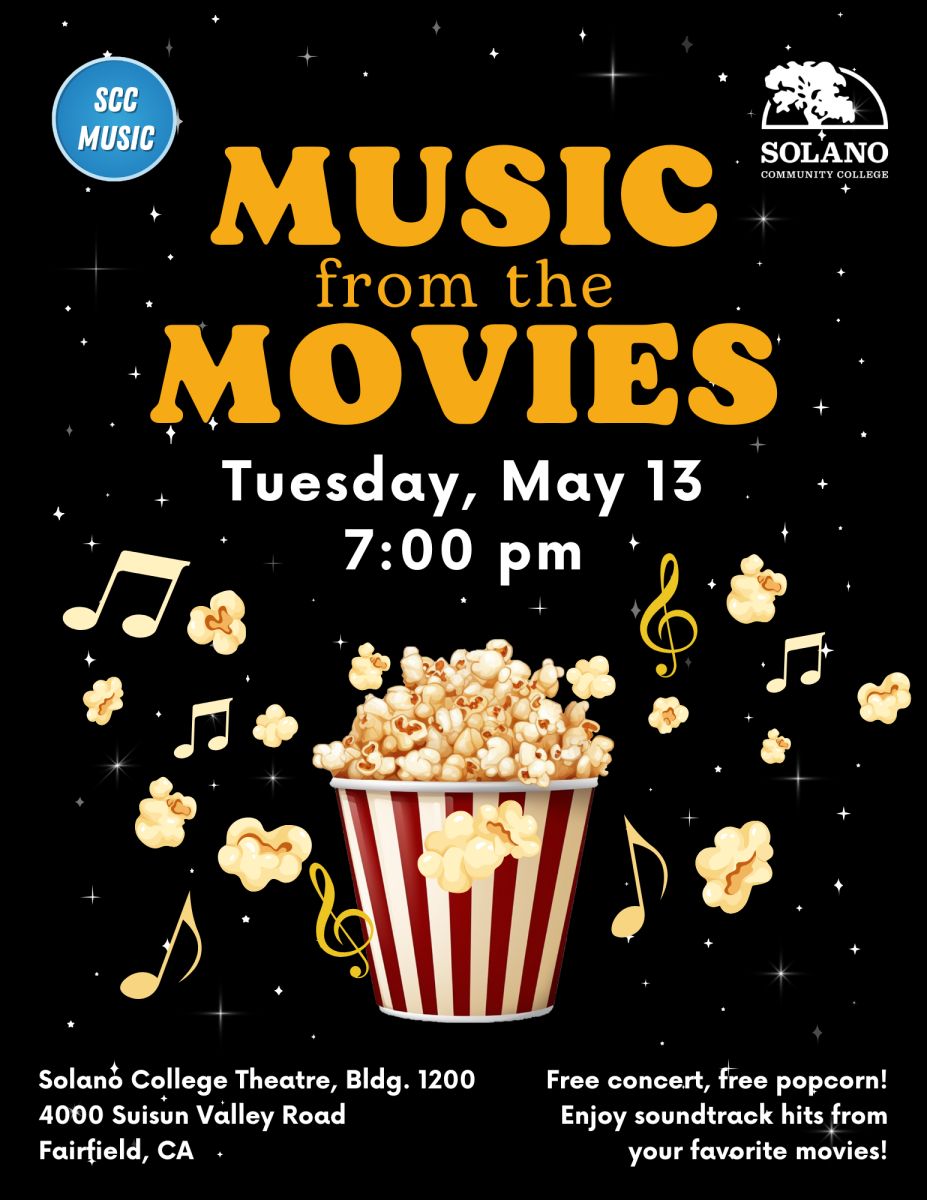 Solano College Music Announces "Music From the Movies", A Free Concert On May 13, 2025