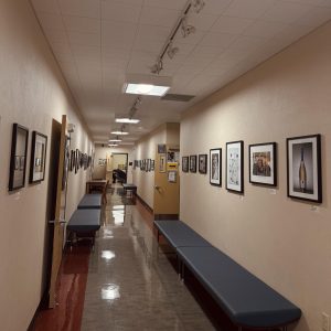 Inside the Photography building, students get the opportunity to showcase their work.