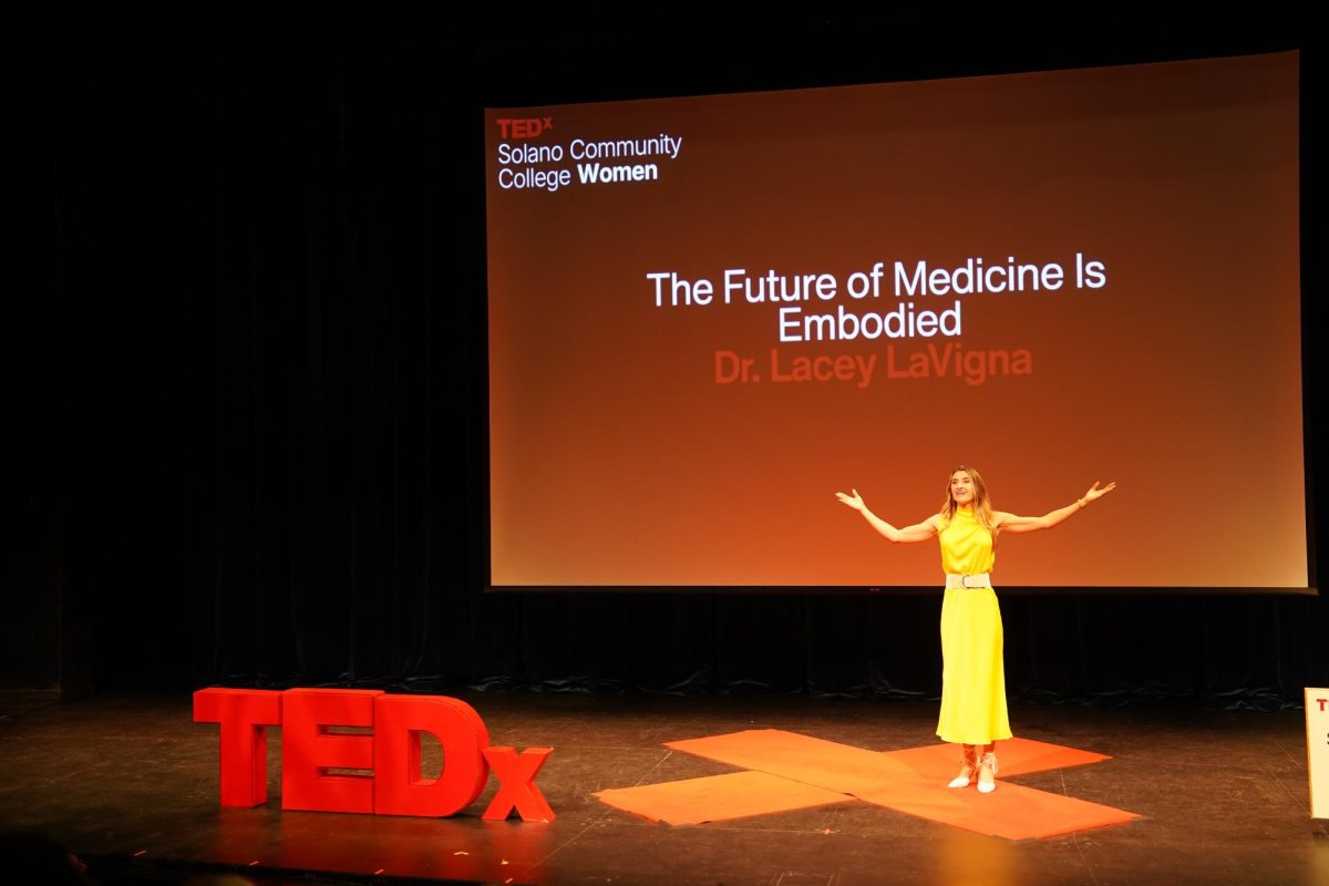 Dr. Lacey LaVigna gives her talk "The Future of Medicine is Embodied," Friday, March 13, 2026.