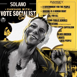 Illustration of Ramsey Robinson for the Solano Pulse